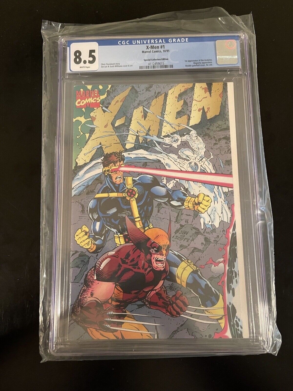 1991 X-Men #1 cgc 8.5 Marvel Special Collectors Edition 1st appearance Acolytes