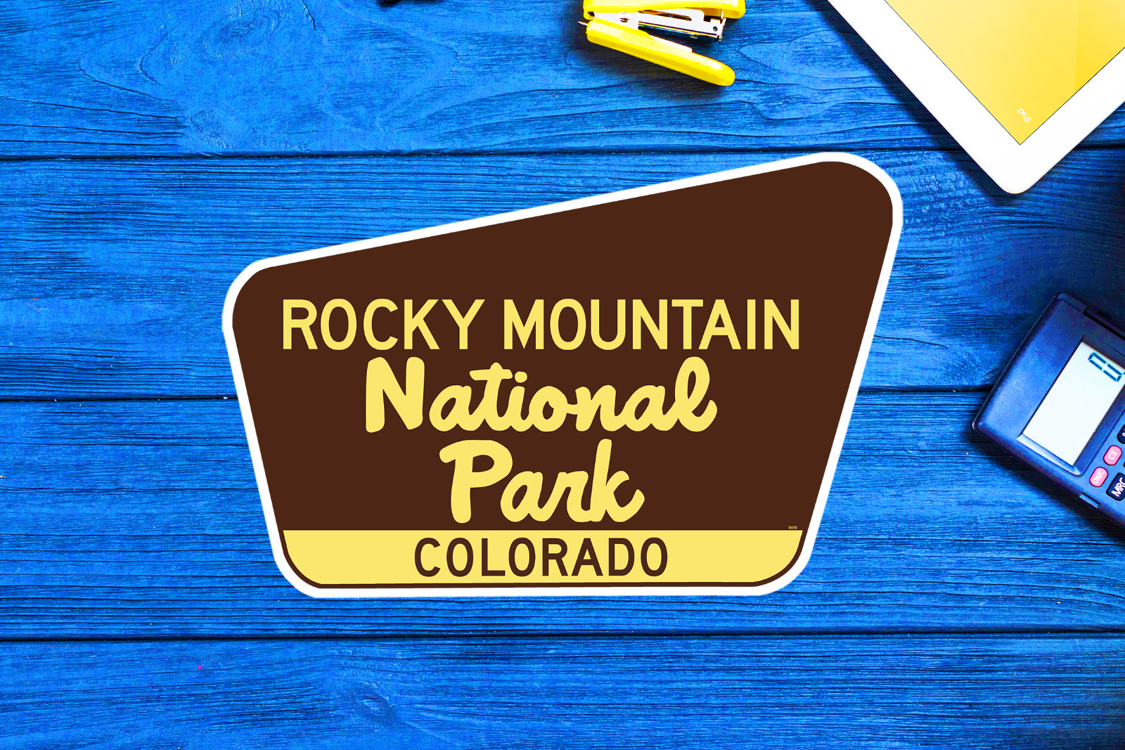 Rocky Mountain National Park Colorado Travel Sticker Decal 3.75
