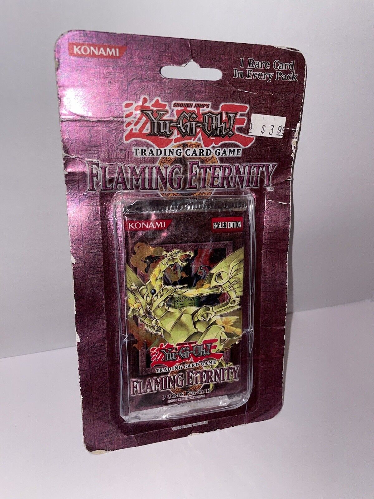 Yugioh - Flaming Eternity FET Blister - Retro Original Packaging SEALED EN