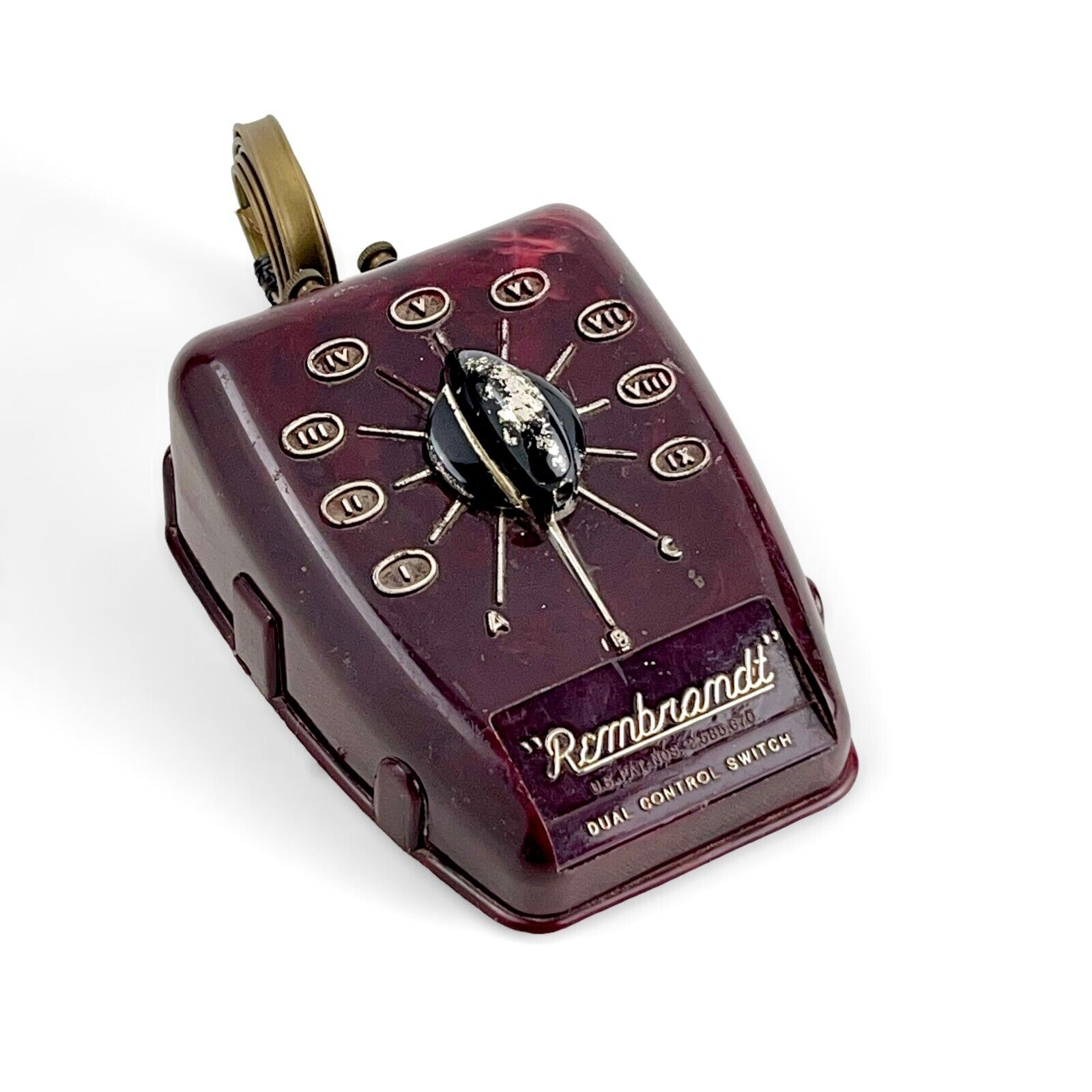 Antique Bakelite(?) “Rembrandt “ Dual Control Switch ex vintage cond #818