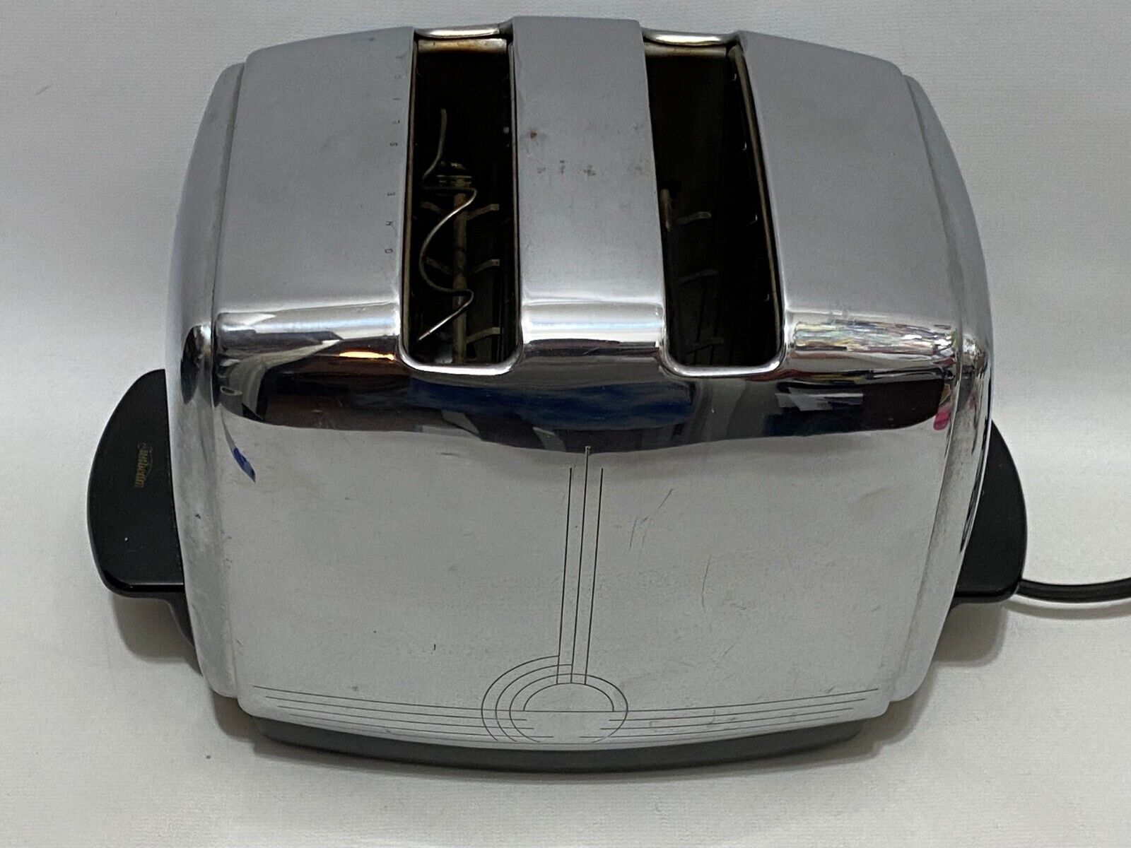 1950's Vintage Sunbeam Model T-20B Chrome Toaster MCM Mid Century Clean Tested
