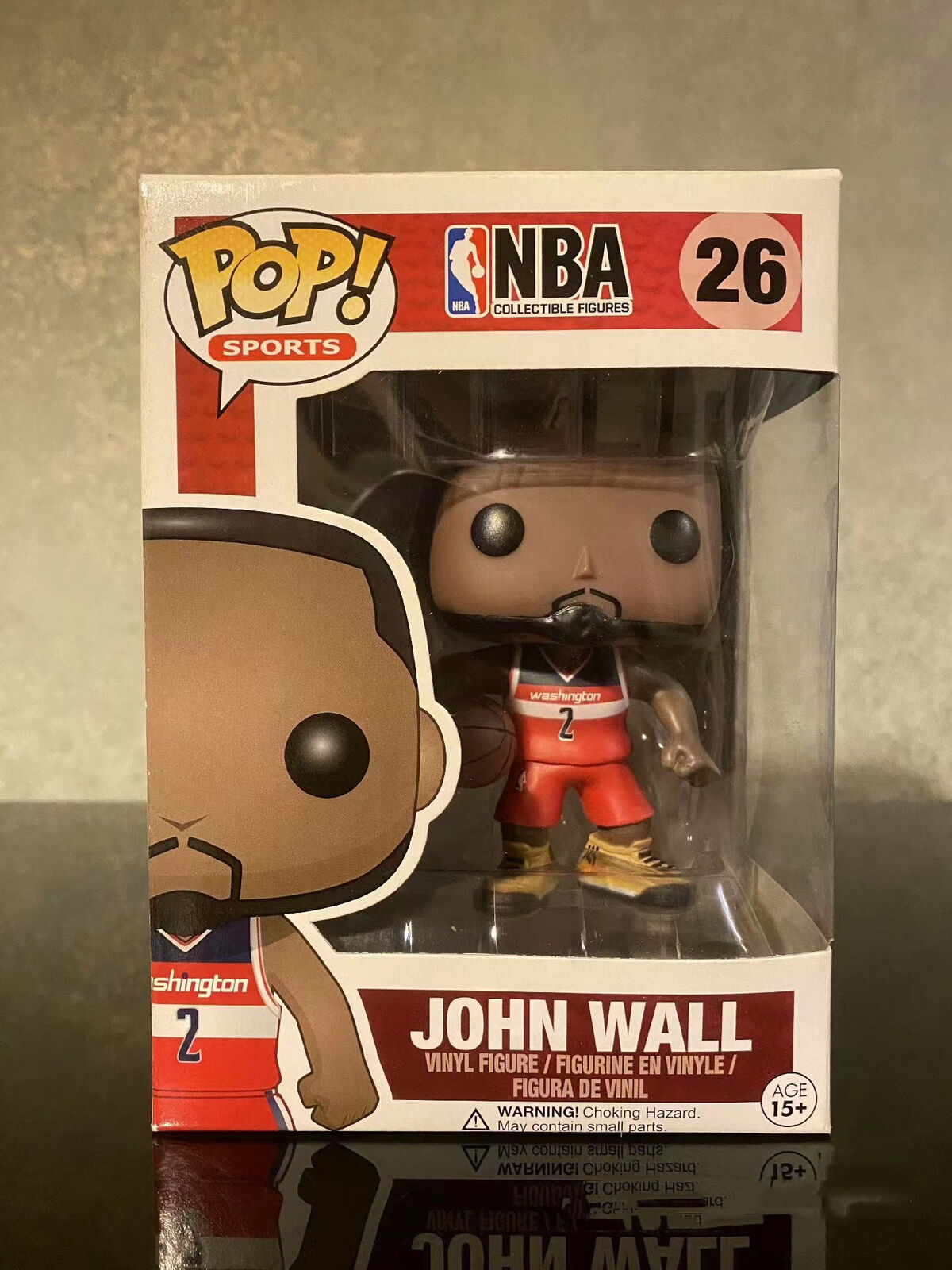 Funko Pop Sports Vinyl Figure NBA JOHN WALL #26