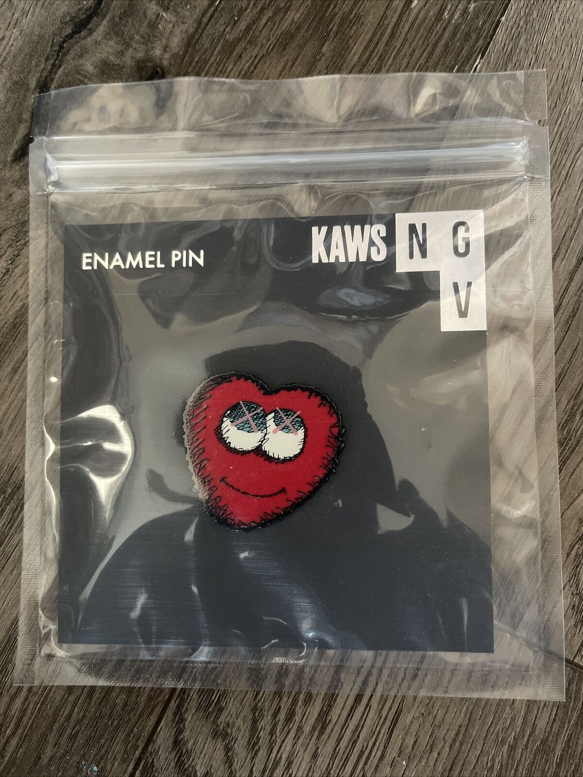 KAWS: Heart | Pin | NGV Australia Exclusive Kawsone