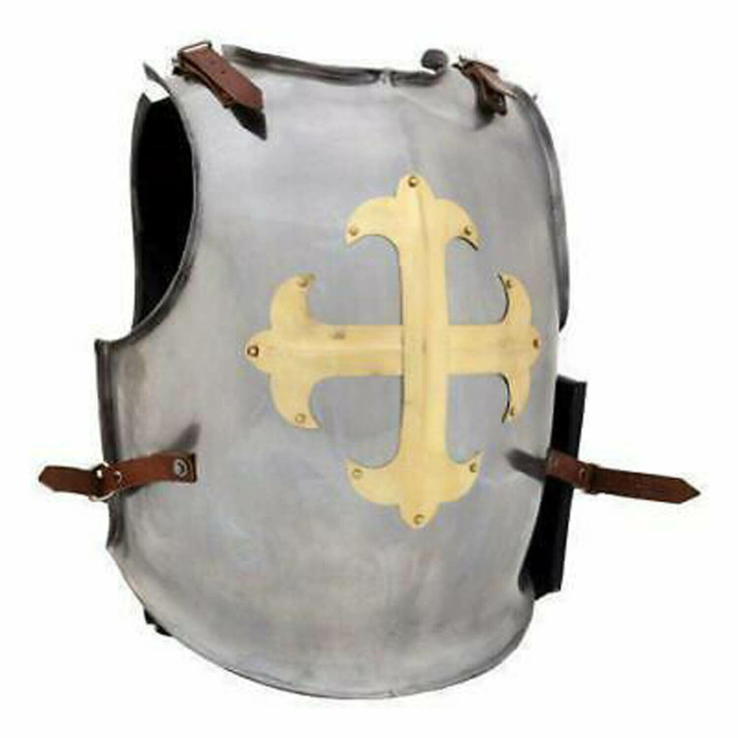Templar Breast Plate Metallic One Size Fit Most Armour Steel Body Armor Sugarloa