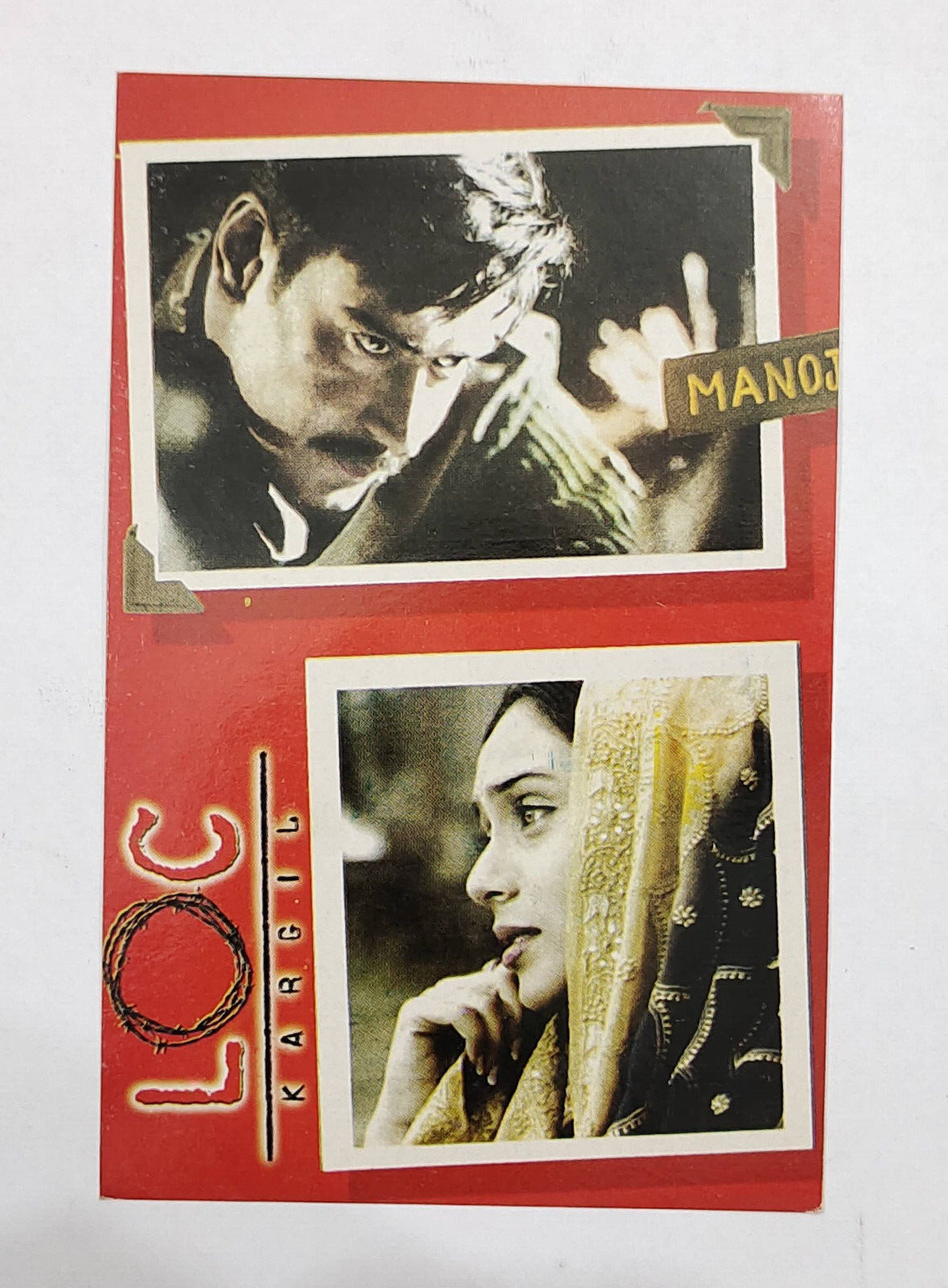 Bollywood Actor & Actress- Ajay Devgn & Rani Mukerji Rare Post card #BP-46