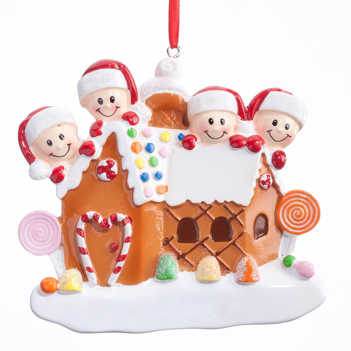 Gingerbread Family Ornament Family of 4