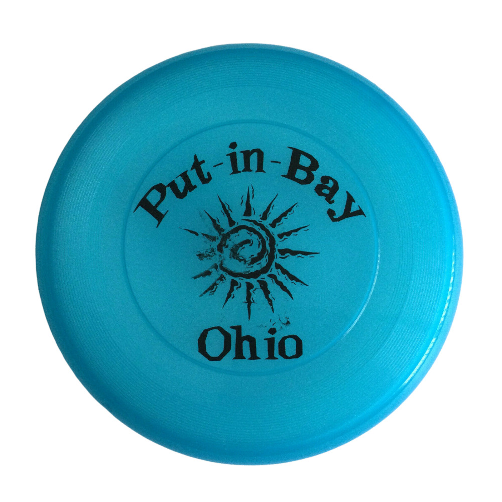 Vintage Ohio Frisbee Blue 10 Inches Diameter - Put-in-Bay