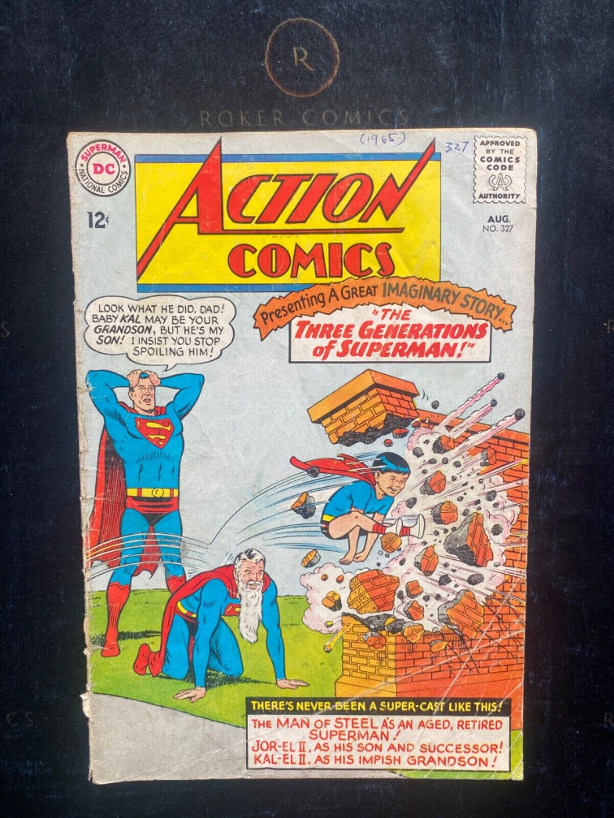 Action Comics #327 Silver Age 3 Generation Superman DC Comics 1965