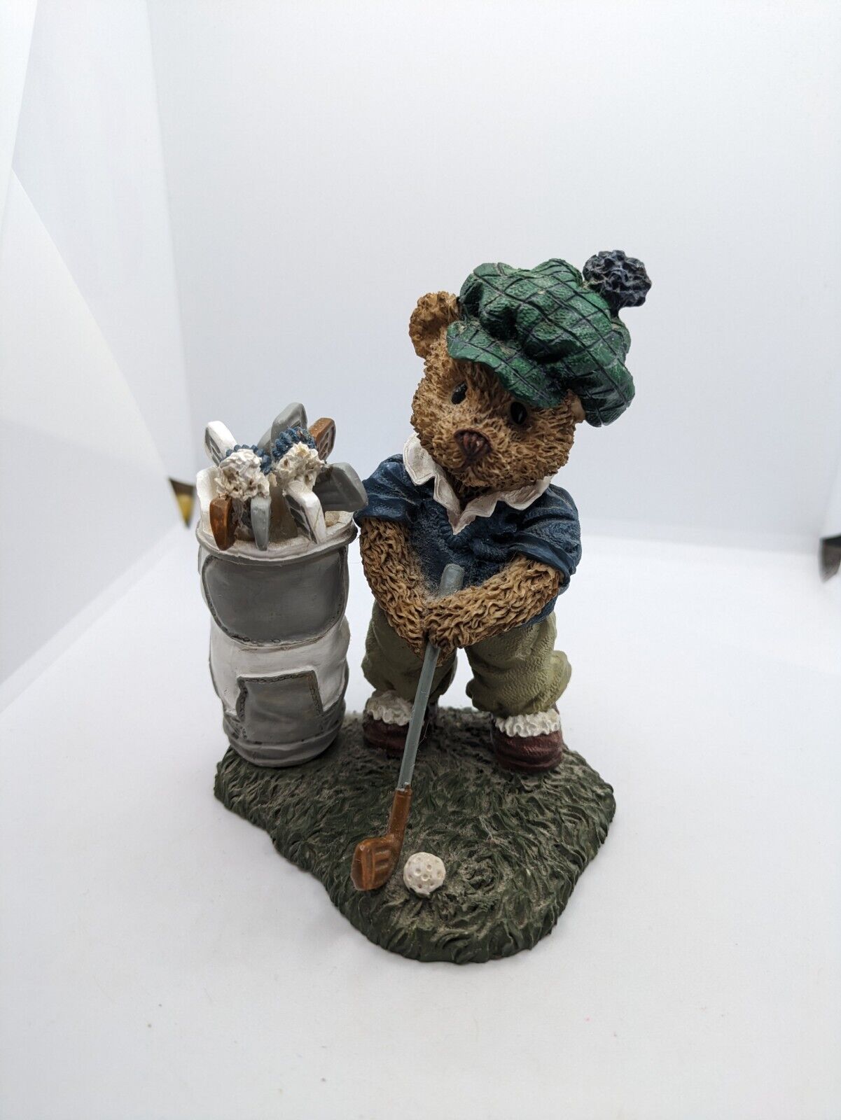 Vintage Windsor Bears Arnold BREAKIN’ PAR Golf Clubs Hat Bear FIGURINE LE #810