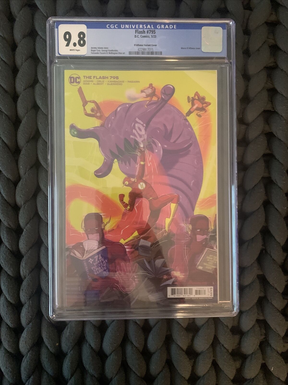 FLASH #795 CGC 9.8 White Pages Dalfonso Variant C DC Comics 2023 Key Issue