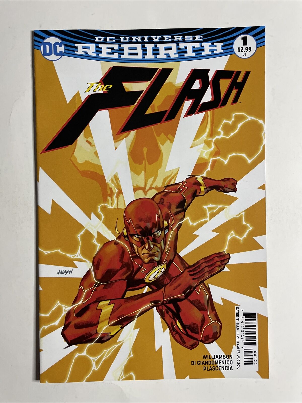 The Flash #1 (2016) 9.4 NM DC 1st Variant Black Hole Cover High Grade Comic Book