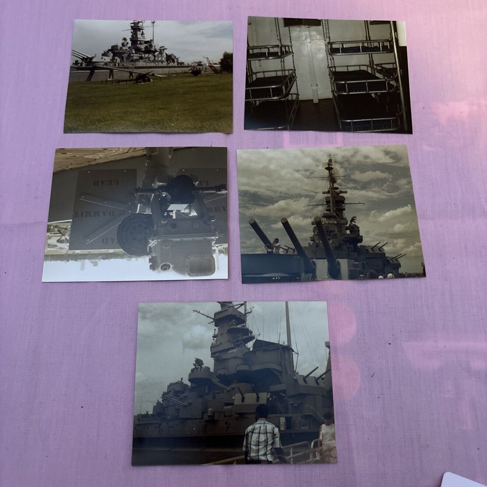 26) Lot of 5 Vinatge Airforce Ship Photos 1960/70/80s 
