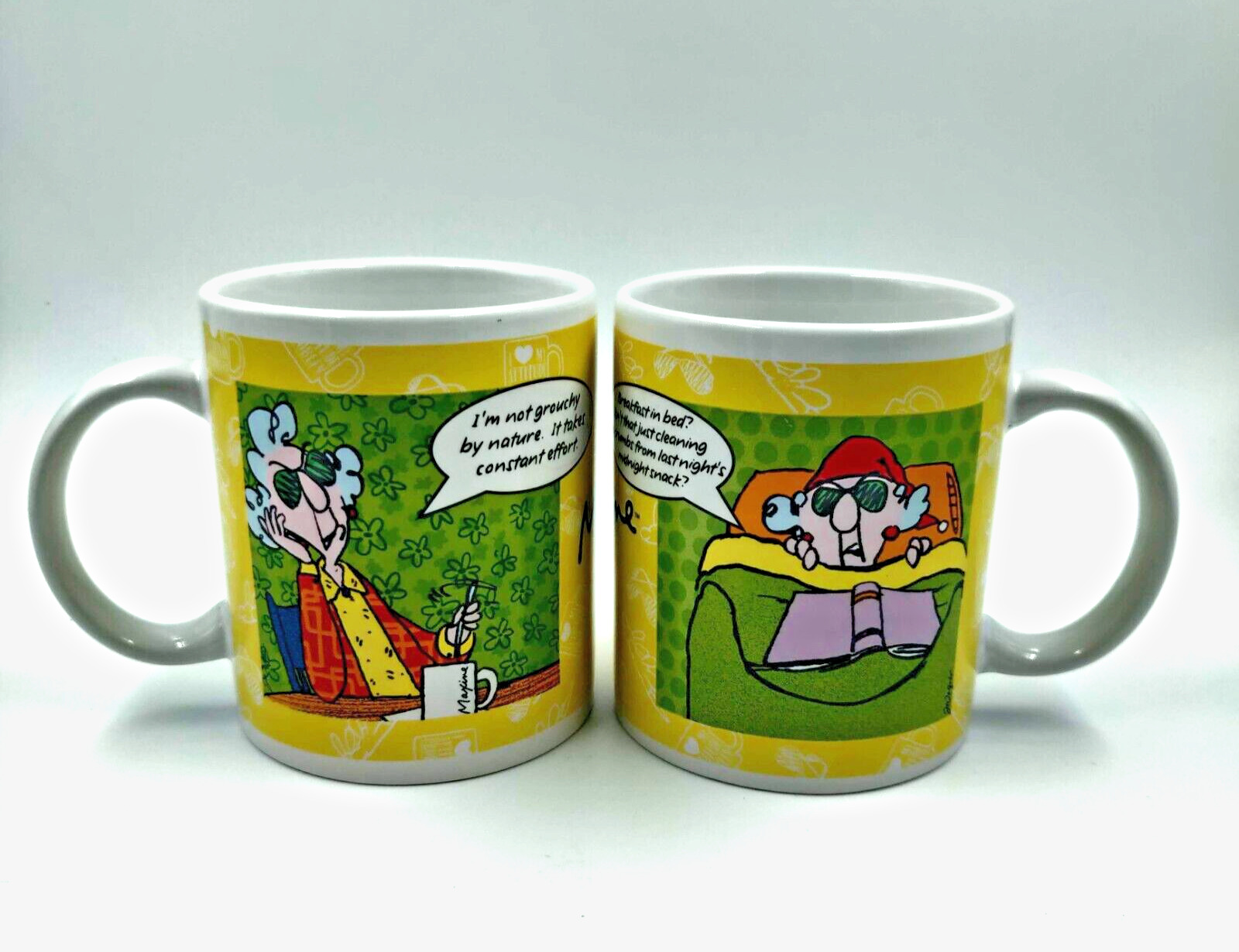 Set of 2 Hallmark Maxine Coffee mugs 