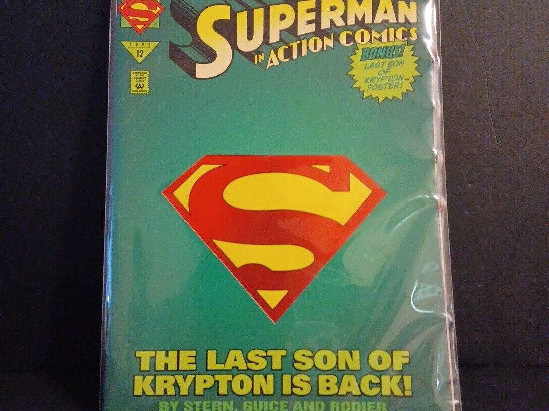 reign of the supermen 687.     June 1993.     1993/12.    MINT  . Never  Read