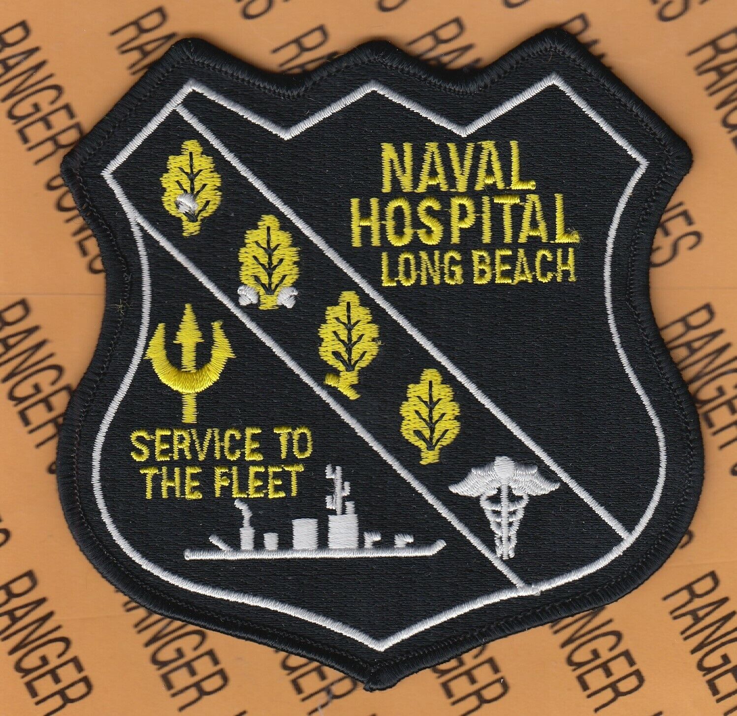 US Navy Naval Hospital Long Beach patch m/e 4.5