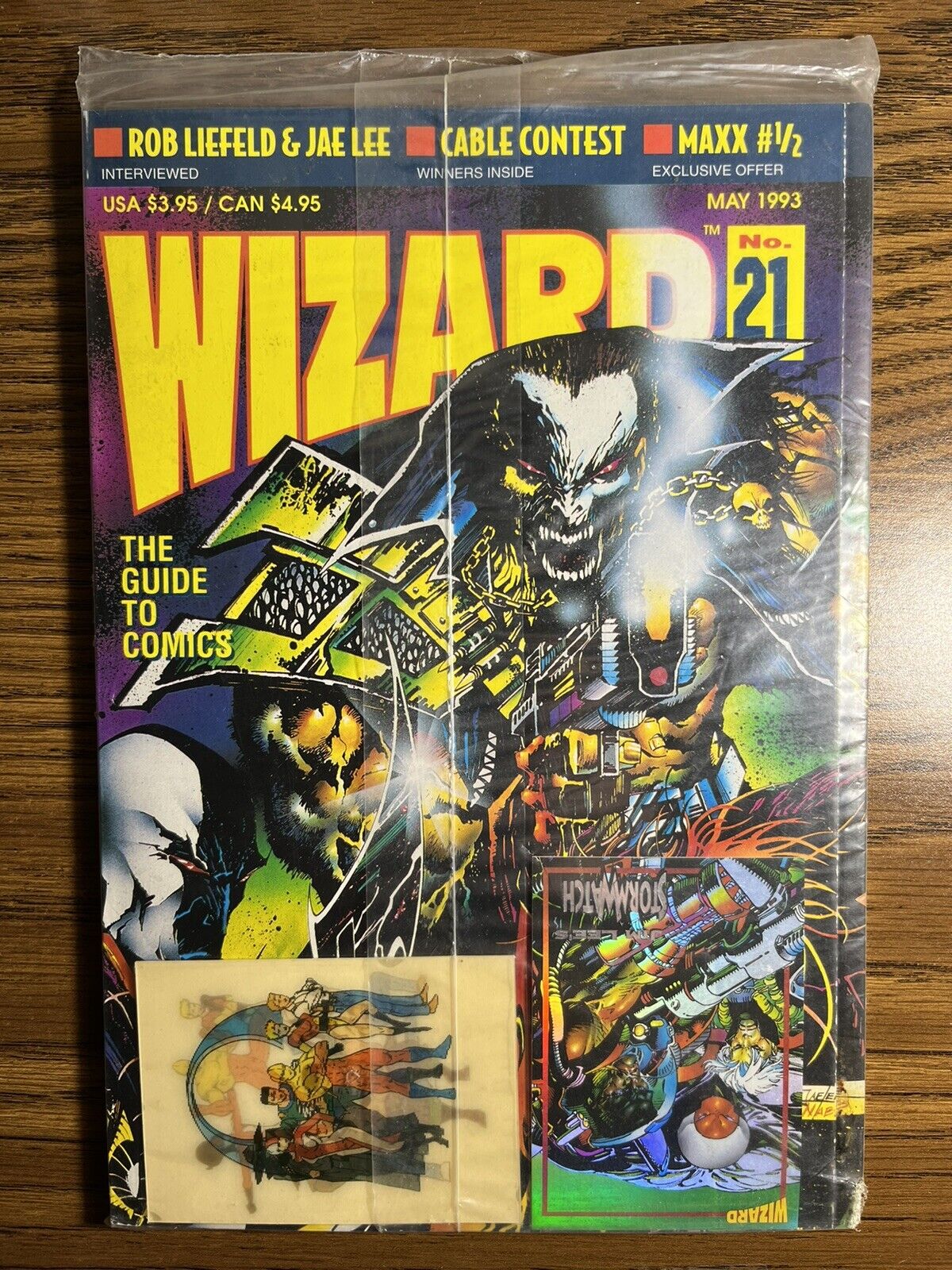 WIZARD: THE MAGAZINE OF COMICS 21 NM/NM+ FACTORY SEALED GORGEOUS CARDS INCLUDED