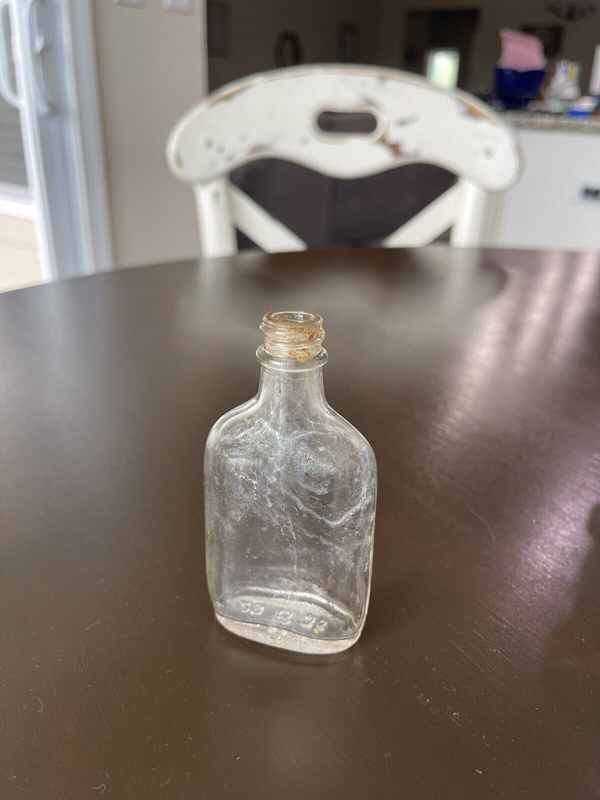 vintage glass pharmacy bottle 