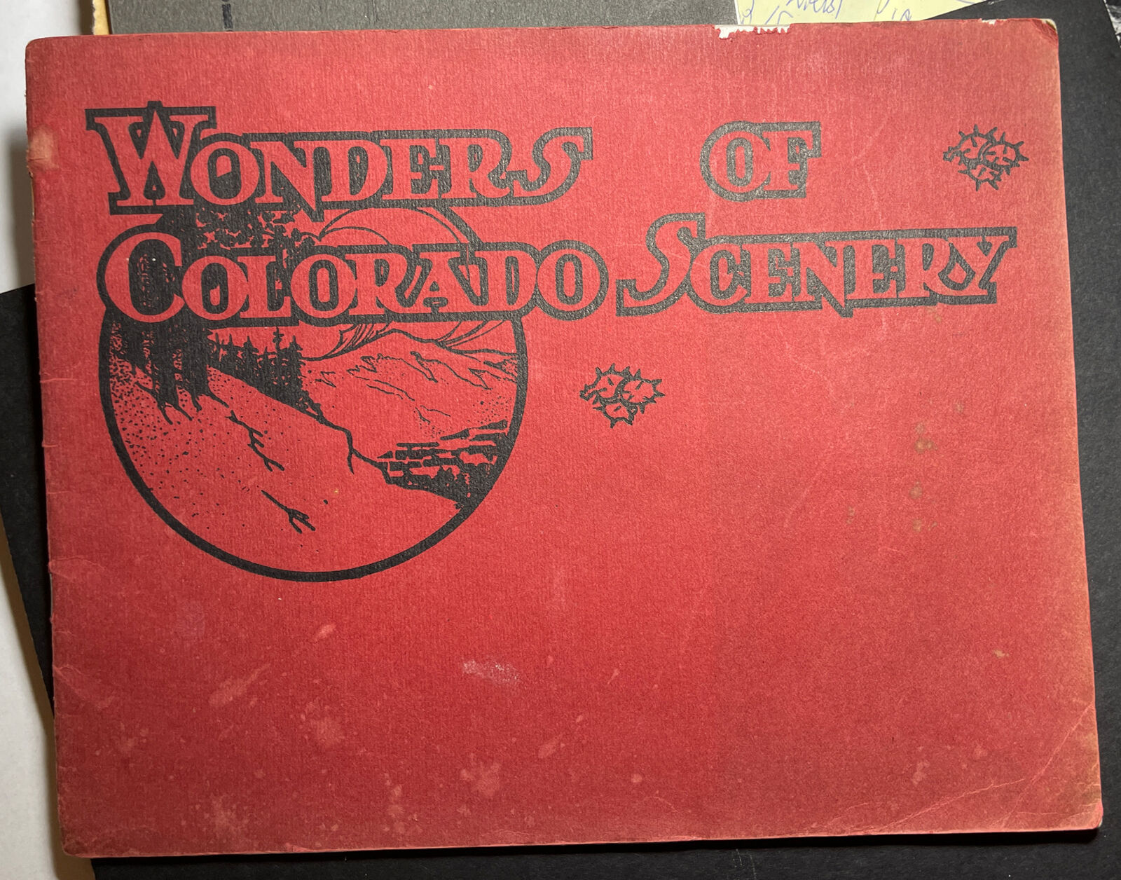 Wonders of Colorado Scenery hand dated 1907 lithographs illustrations