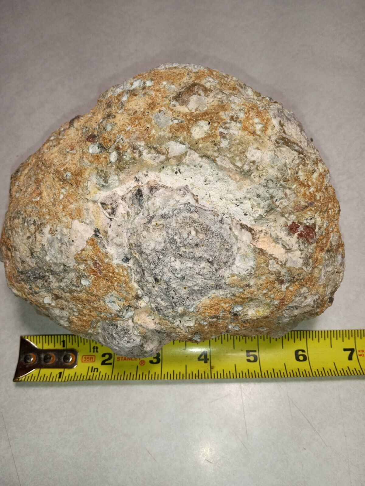6 1/2 inch Unopened JUMBO Geode WOW  5 lbs. 3.2 oz  Crystals  MEXICO JUMBO #9