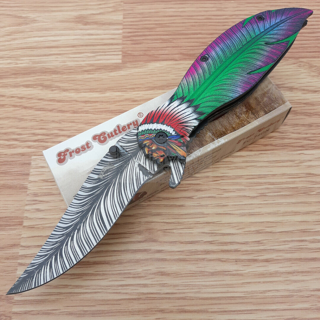 Frost Cutlery Feather Folding Knife 3.5