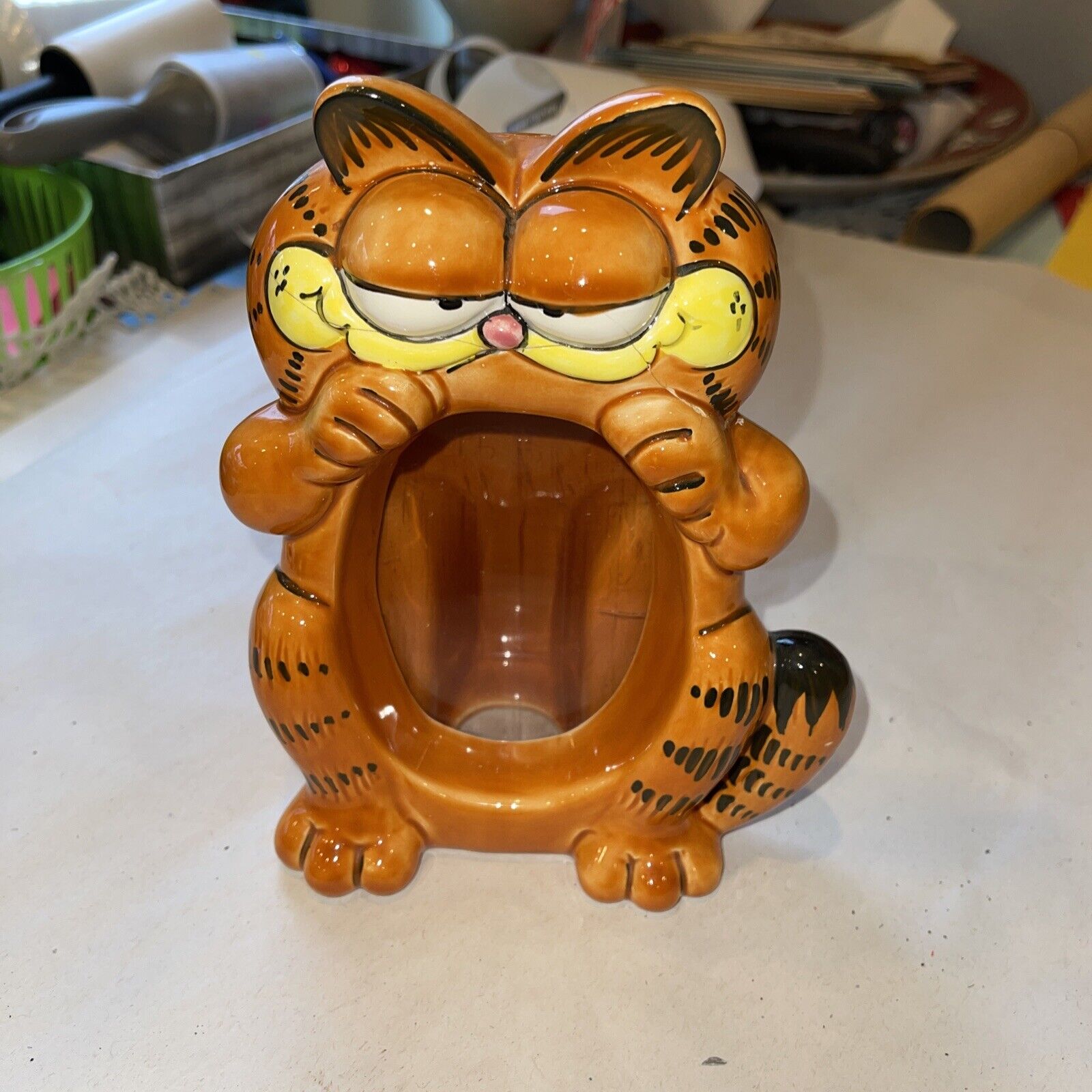 Enesco Garfield Cat Ceramic Picture Frame