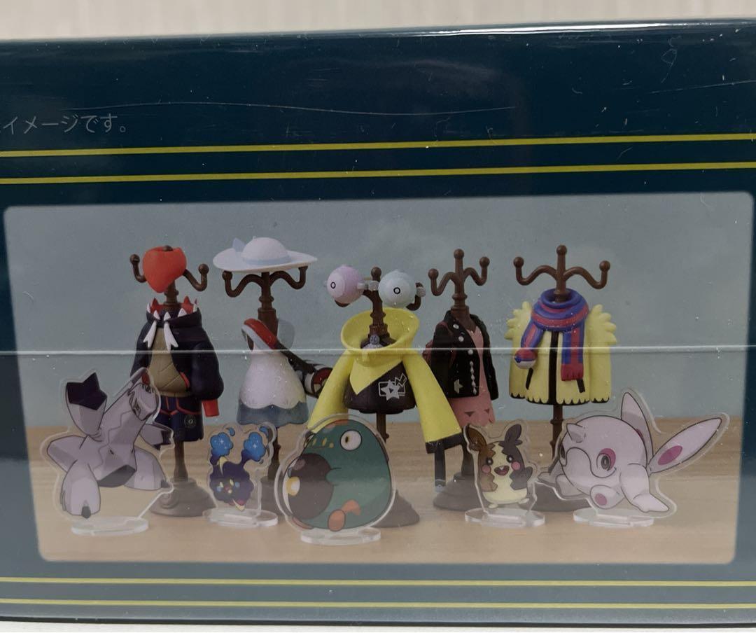 Pokemon Center Limited Figure Miniature Torso BOX 9pc Set Trainer Costume 