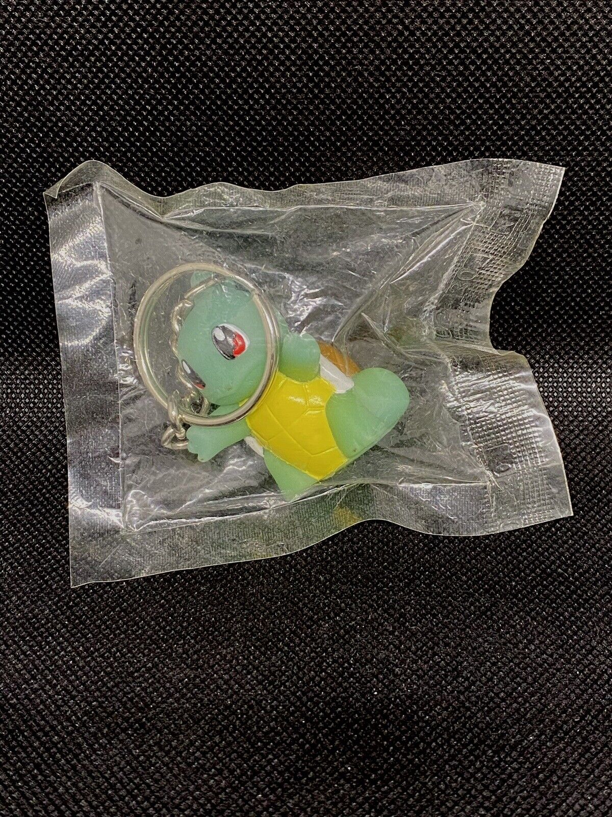 Squirtle Squishy Keychain Kellogg\'s Sasco Factory Sealed 1999 Pokémon Inc