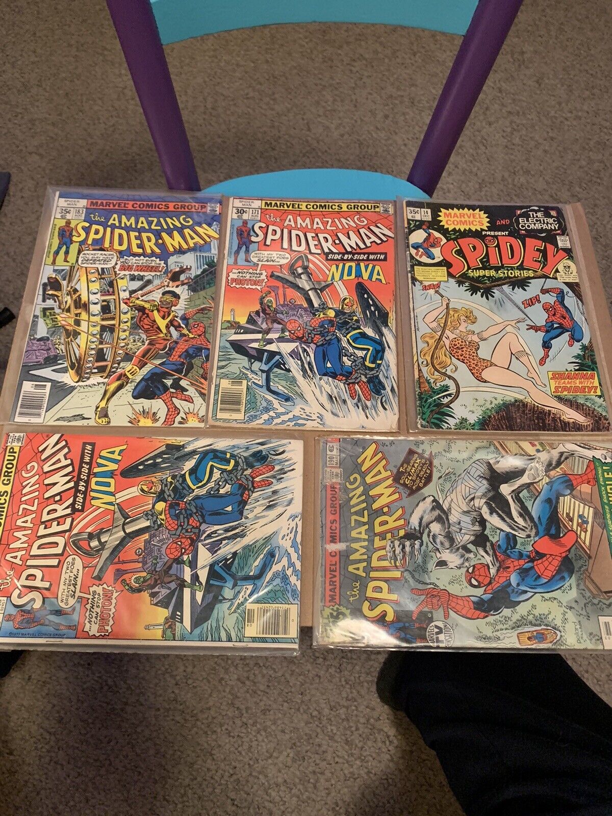 Spiderman Vintage Comic books