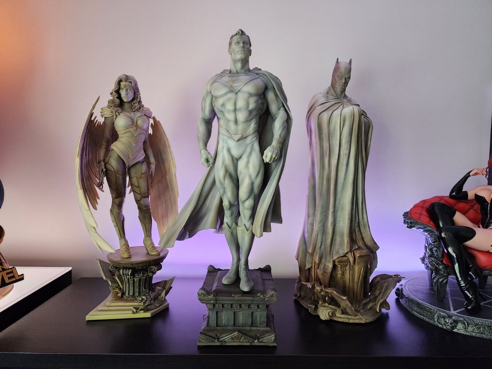Queen Studios 1:4 Trinity Batman Superman Wonder Woman Statues