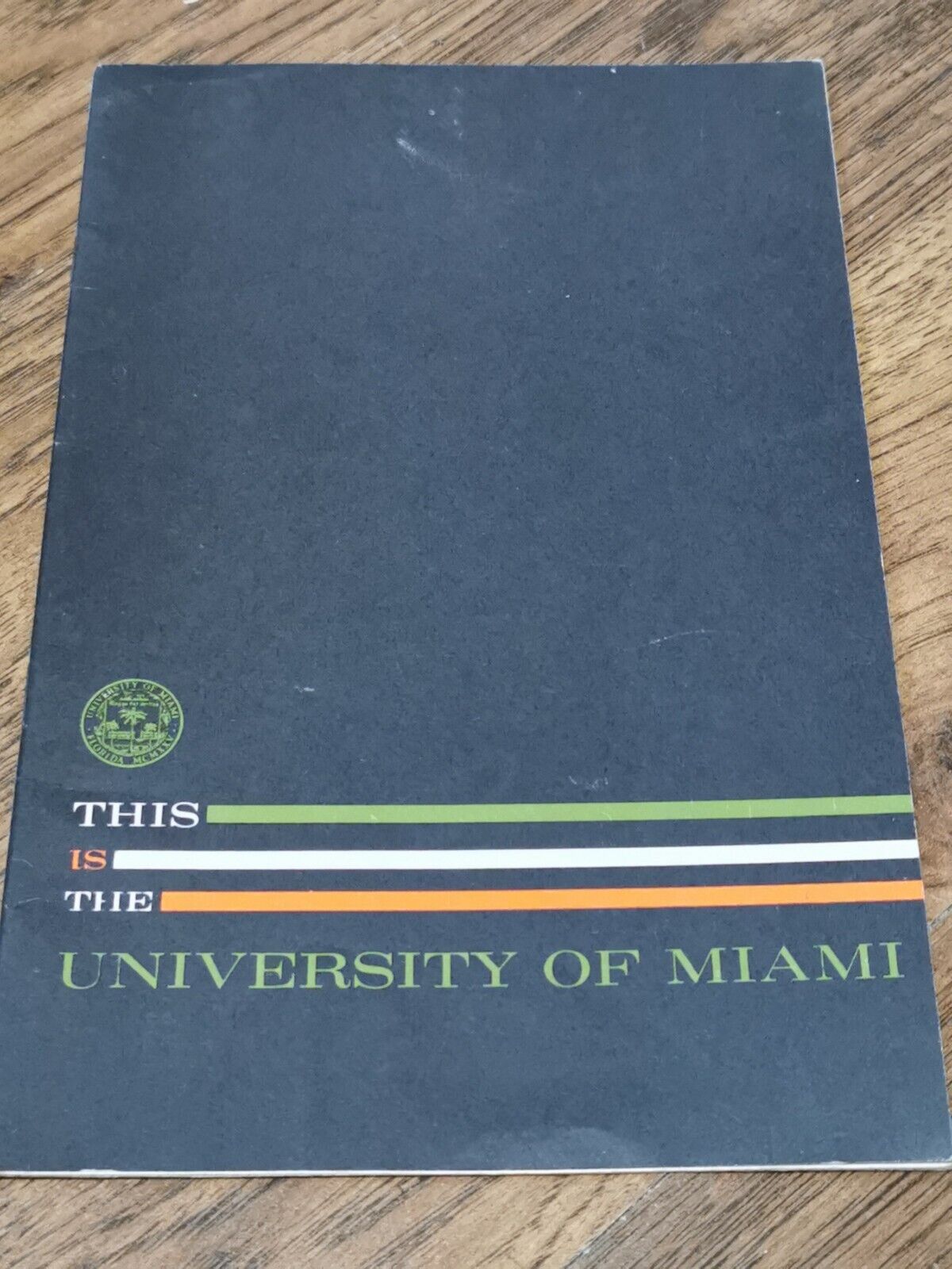 This Is The University Of Miami, Vintage 1950s Brochure Booklet Florida 
