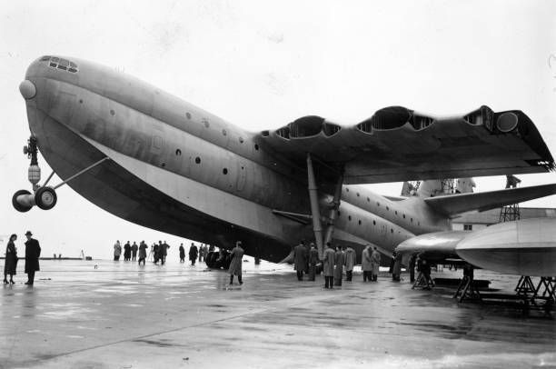 Saunders Roe 1951 The Giant Saunders Roe Princess Flying Boat Old Photo