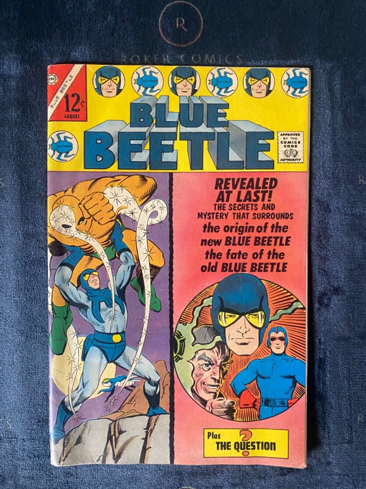 RARE Blue Beetle #2 Nice Origin Ted Kord Blue Beetle Ditko Charlton Comic 1967
