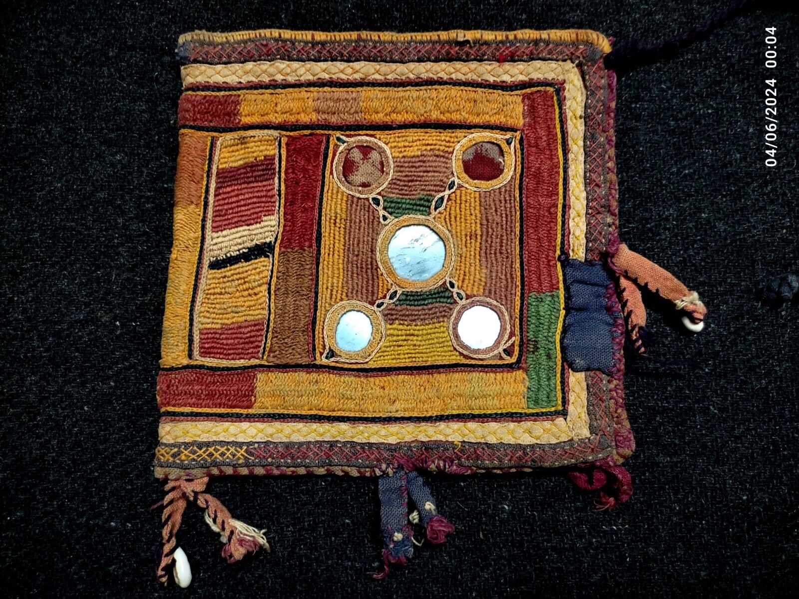 Indian vintage banjara bag rabari handmade kutchi ethnic antique decor bag 6
