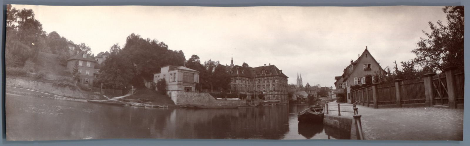 Panorama Kodak, Rothenburg Bavaria, Philip VIII Duke of Orleans Vintage Silver p