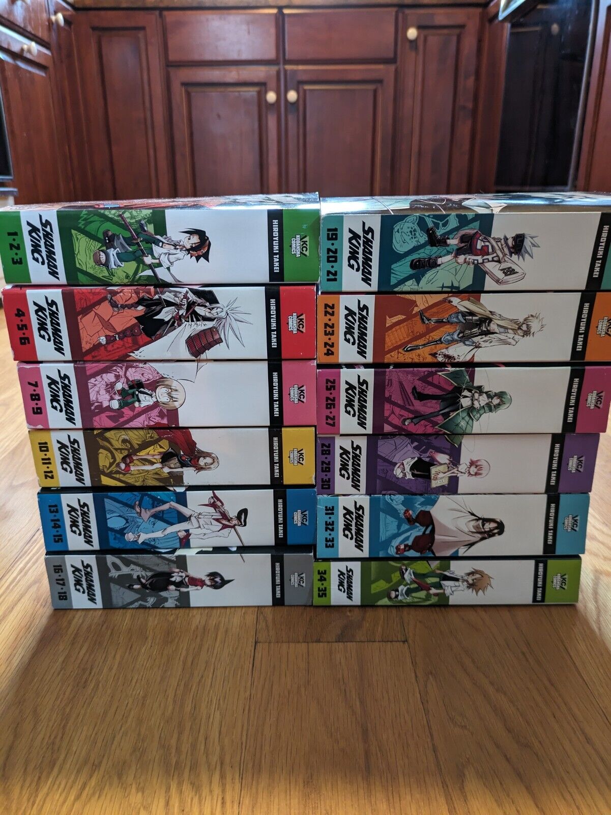 Shaman King Complete English Omnibus Manga in great condition 1-35 Full series
