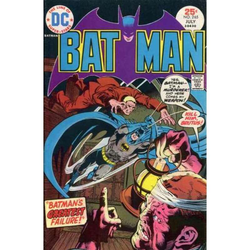 Batman #265 1940 series DC comics Fine minus Full description below [y,