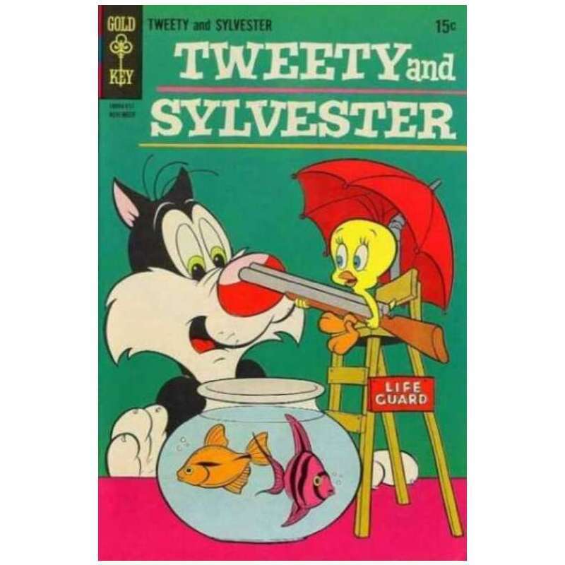 Tweety and Sylvester (1963 series) #12 in VF condition. Gold Key comics [e&