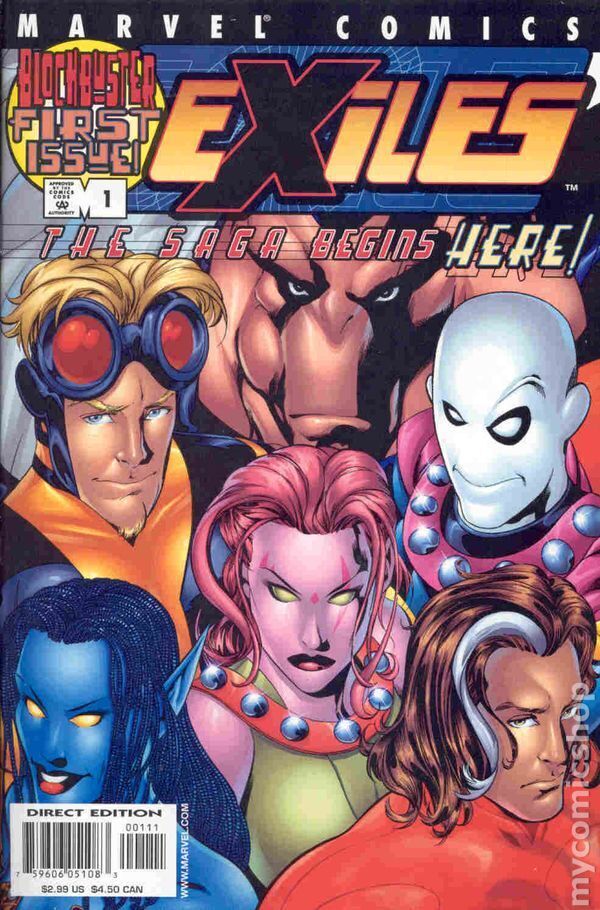 Exiles #1 VG 2001 Stock Image Low Grade