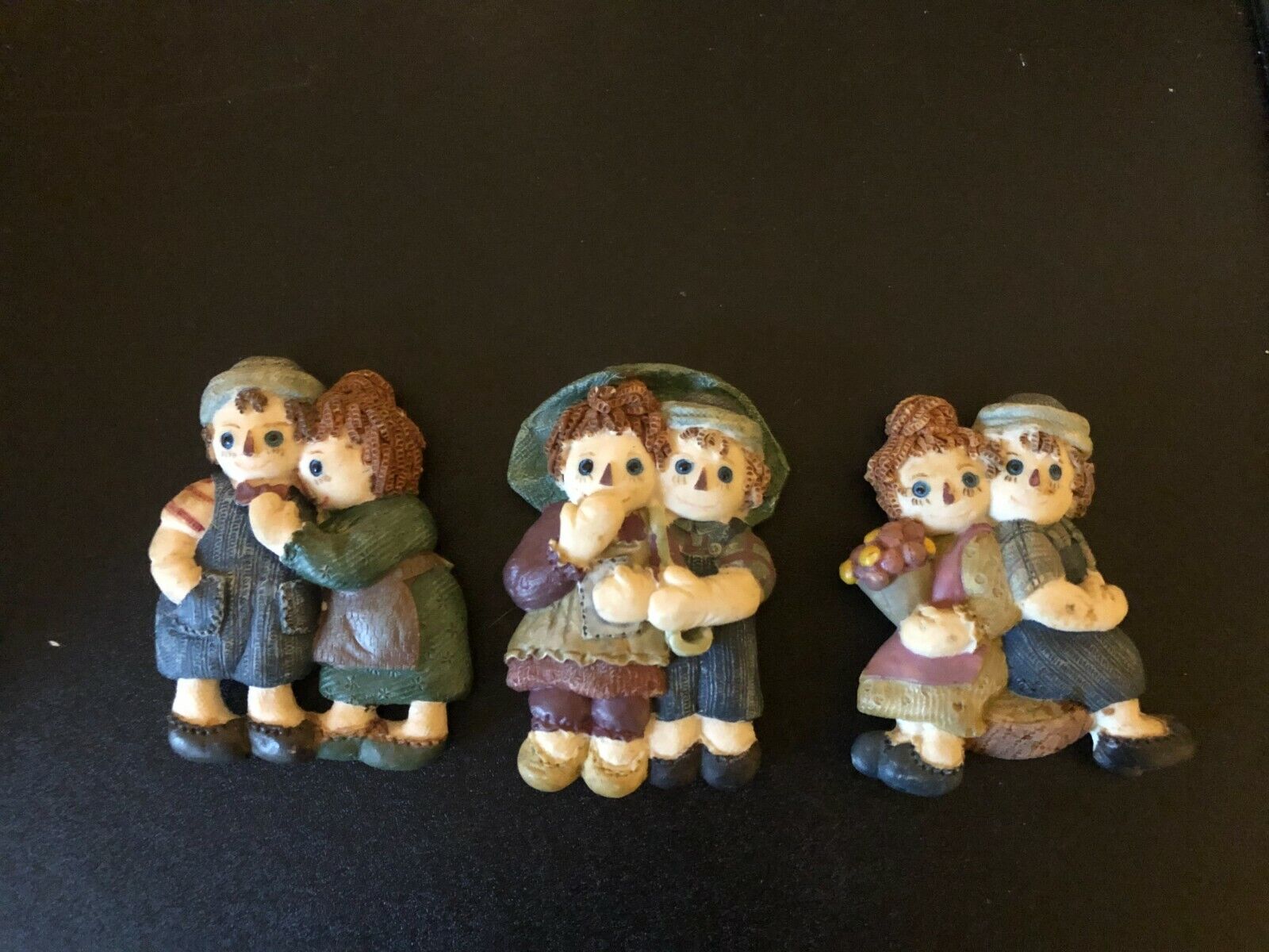 Lot of 3 Raggedy Ann and Andy Magnets
