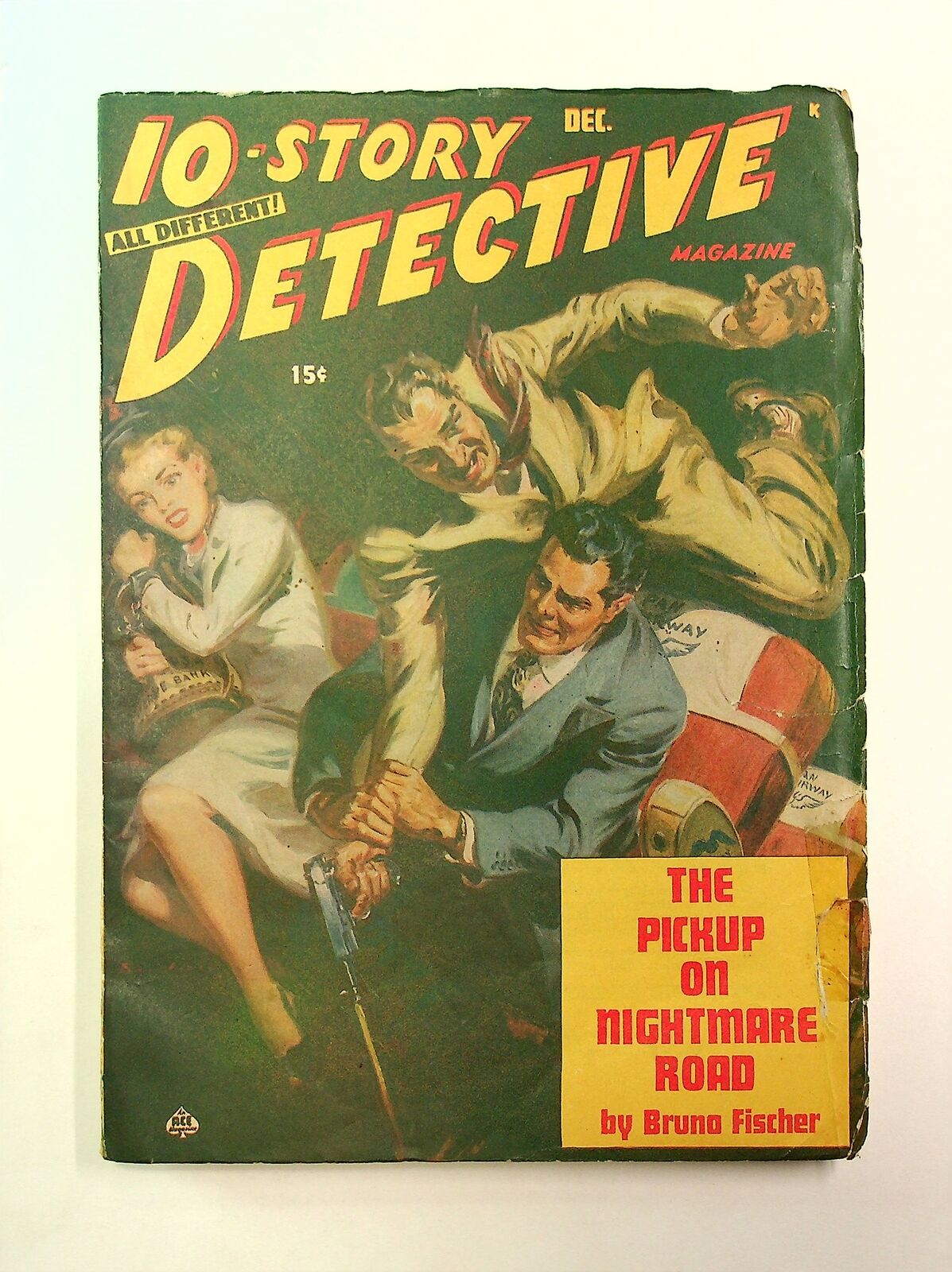 10-Story Detective Magazine Pulp Dec 1948 Vol. 16 #3 VG