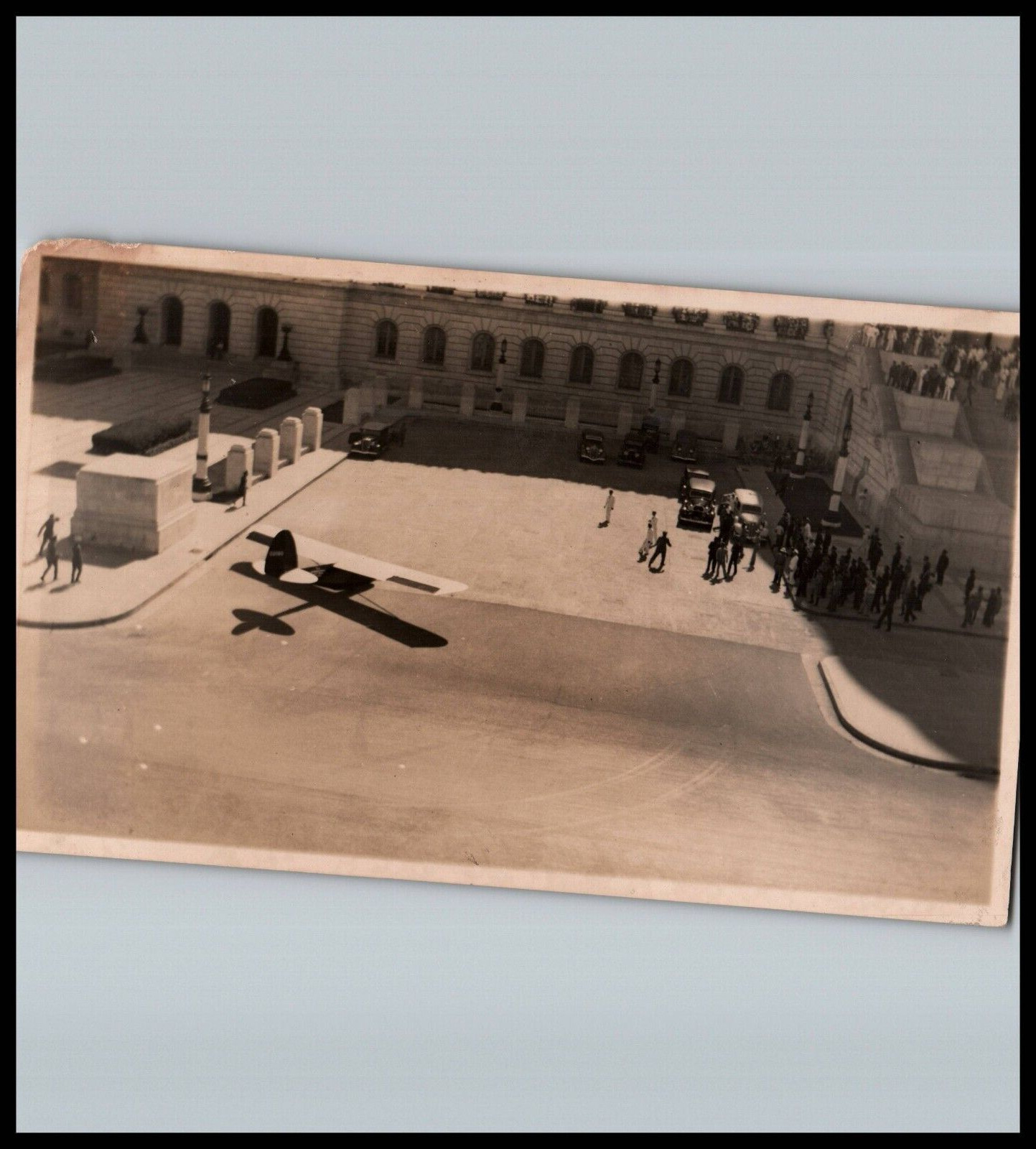 CUBA CUBAN AVIATION AIRCRAFT HAVANA LANDING TEST CAPITOL 1940s ORIG HOTO 400
