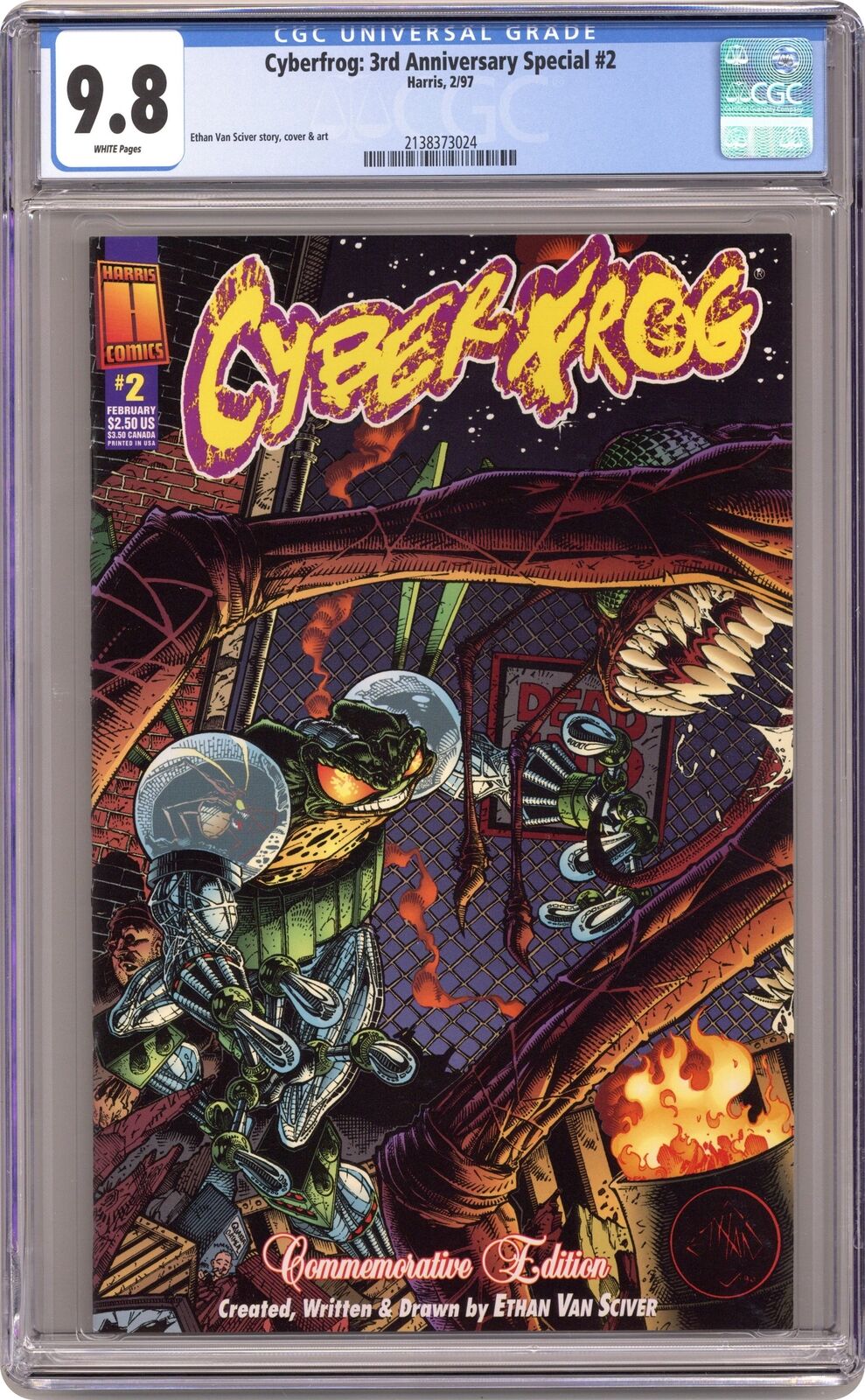Cyberfrog 3rd Anniversary Special #2 CGC 9.8 1997 2138373024