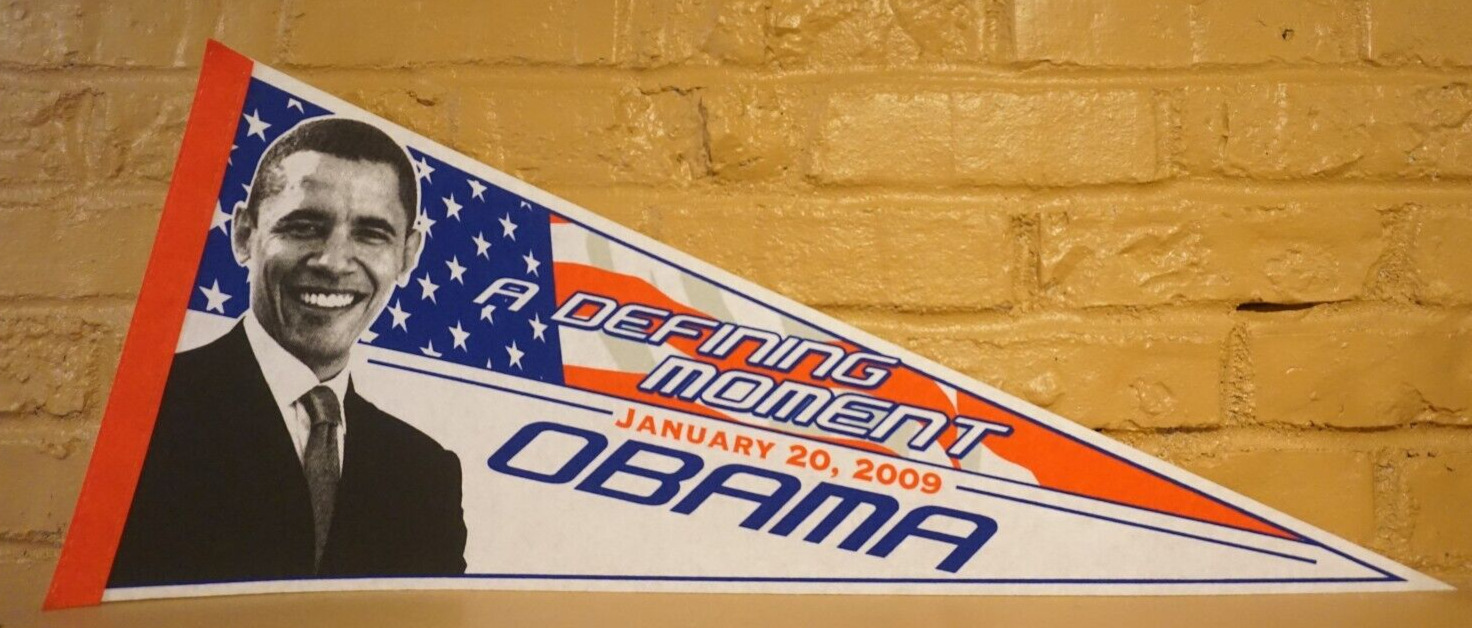 44th President Barak Obama 2009 Pennant