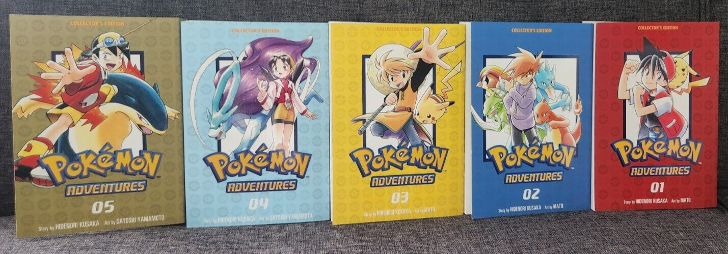 Pokemon Adventures Collector's Edition Manga Vol 1-5  English VIZ Media