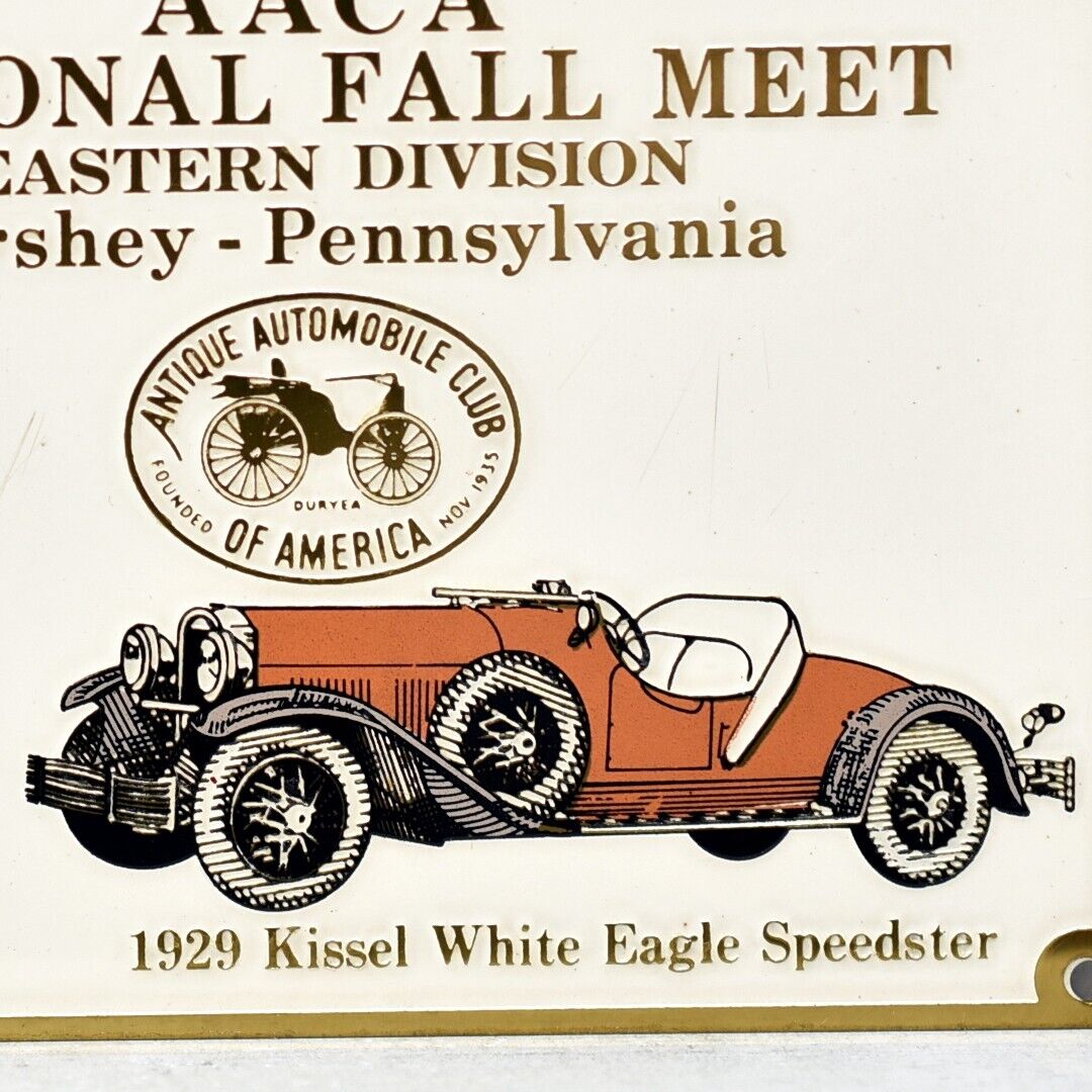 1968 Antique Auto Show Car Meet AACA 1929 Kissel White Eagle Speedster Hershey