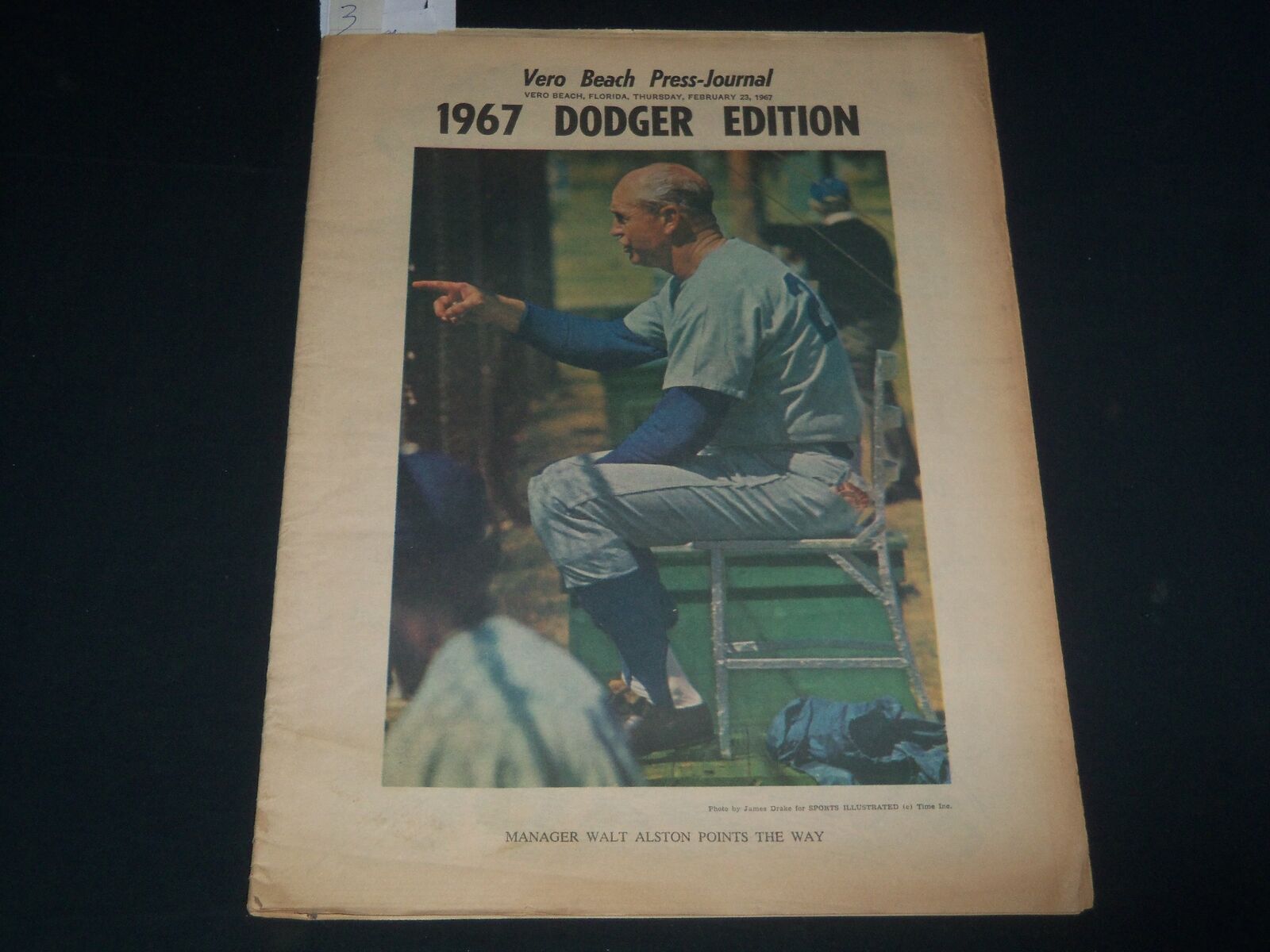 1967 FEBRUARY 23 VERO BEACH PRESS-JOURNAL DODGER EDITION - NICE PHOTOS - NP 3786