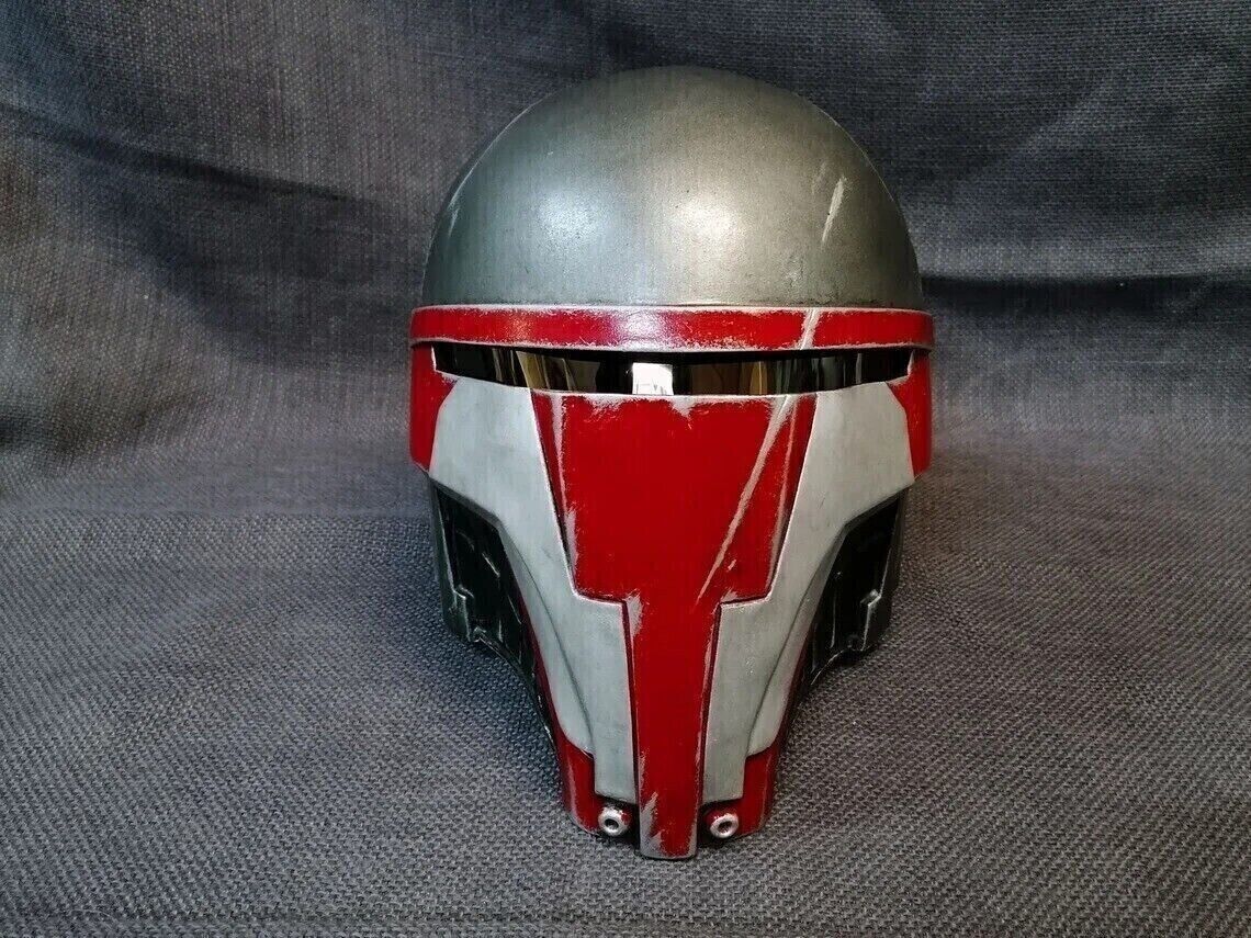 18G Steel Medieval Darth Revan Helmet - Star Wars Mando Costume/Role-Play Helmet