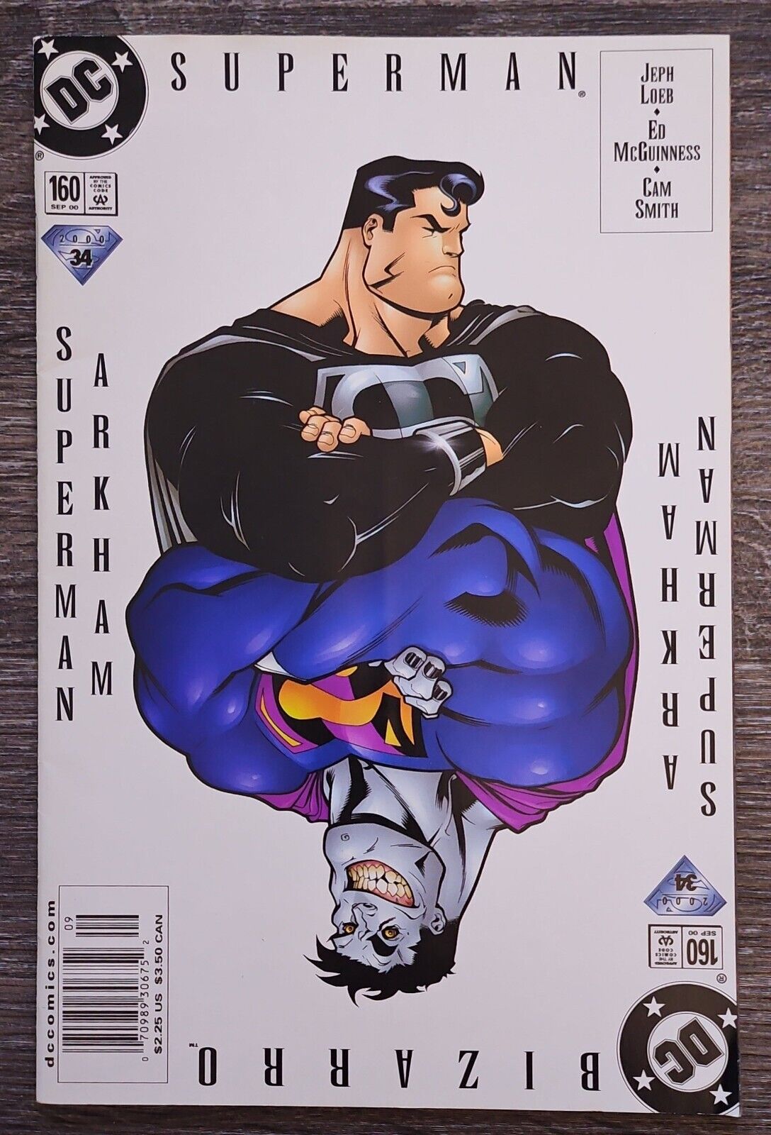 Superman #160 - 2000 Newsstand Variant - 1st Modern Cover App Bizarro DC Comics