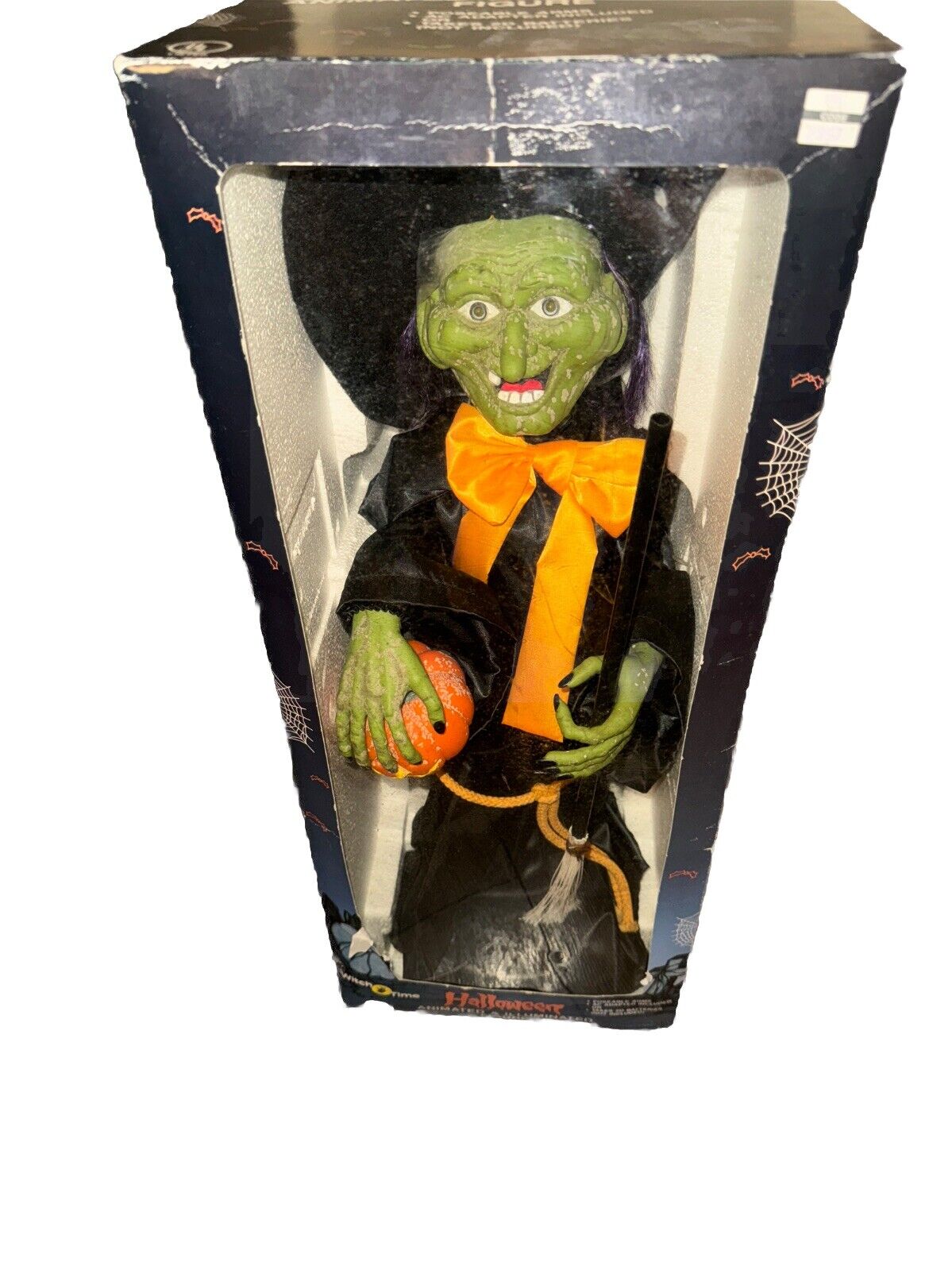 Witch Time “Witch” Halloween Animated Illuminated Figure 24” Complete Works