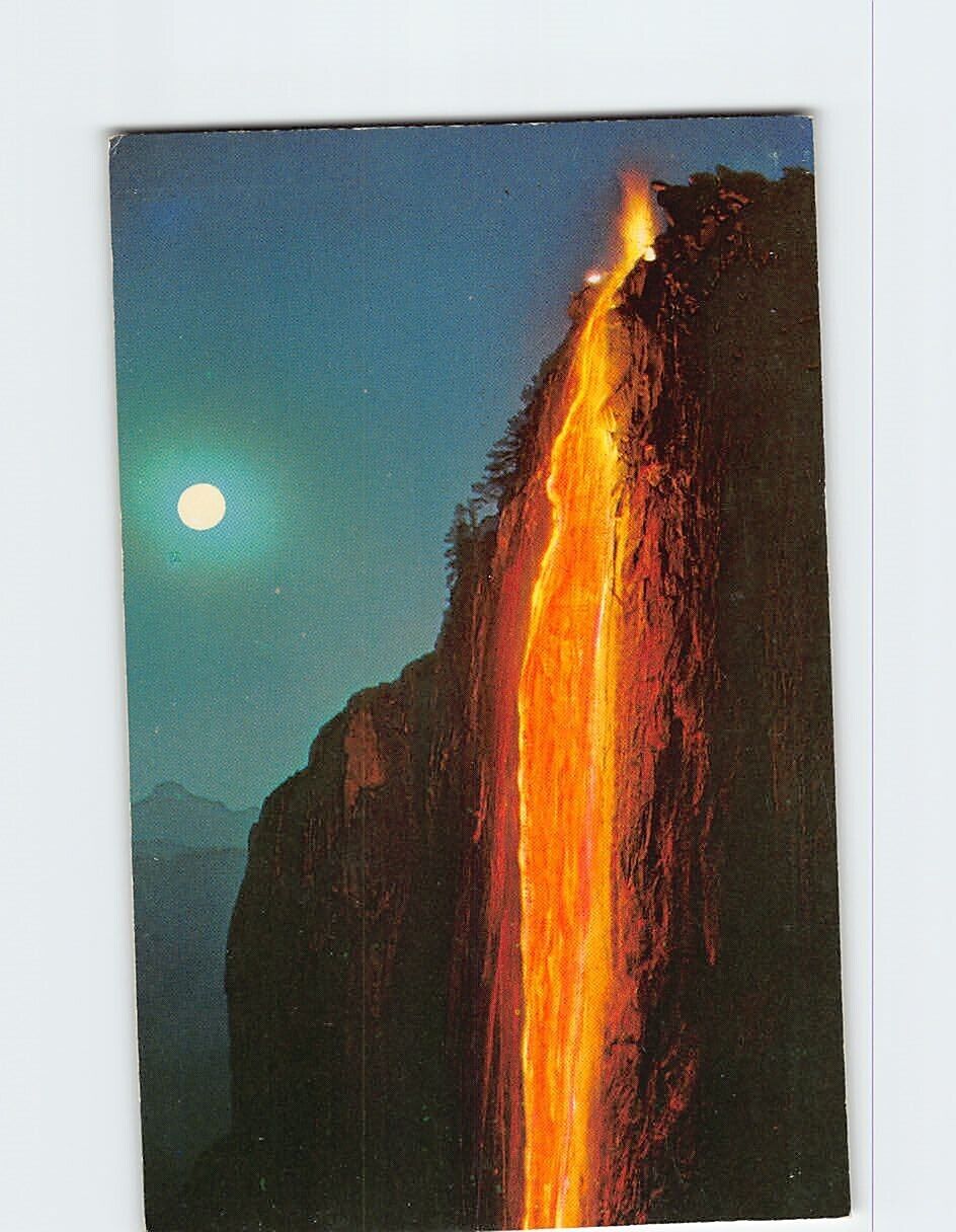 Postcard Firefall Yosemite Falls Yosemite National Park California USA